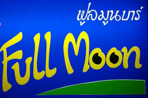 Full Moon Bar sign