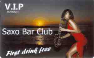 saxo bar club card