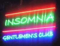 Insomnia Gentlemen's Club neon