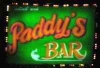 Paddy's Bar sign